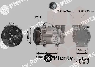 Van Wezel 0100K009 — Compressor, air conditioning