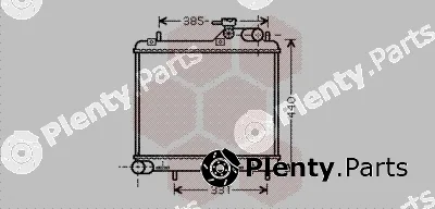 Van Wezel 82002125 — Radiator, engine cooling