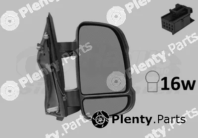 Van Wezel 0983808 — Exterior Mirror * HAGUS *