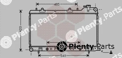 Van Wezel 51002046 — Radiator, engine cooling