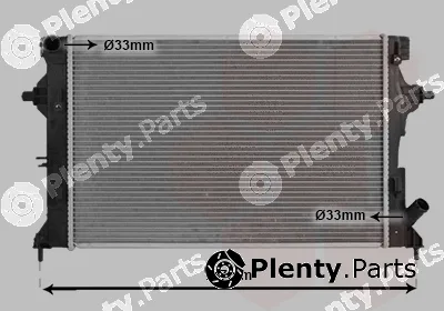 Van Wezel 82002595 — Radiator, engine cooling