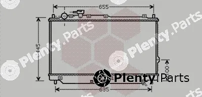 Van Wezel 83002113 — Radiator, engine cooling