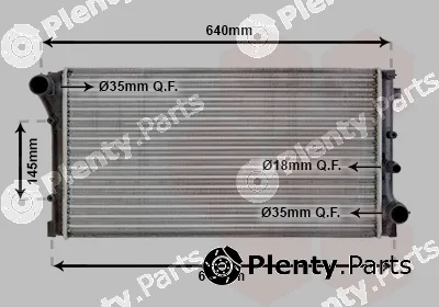 Van Wezel 17002379 — Radiator, engine cooling