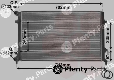 Van Wezel 58002204 — Radiator, engine cooling *** IR PLUS ***