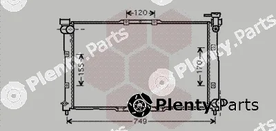 Van Wezel 83002039 — Radiator, engine cooling