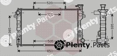 Van Wezel 07002081 — Radiator, engine cooling