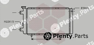 Van Wezel 43002022 — Radiator, engine cooling