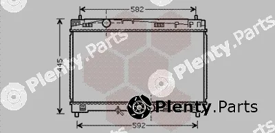 Van Wezel 53002489 — Radiator, engine cooling