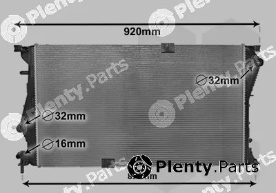 Van Wezel 43002601 — Radiator, engine cooling