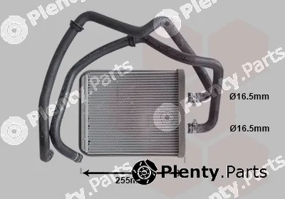 Van Wezel 28006104 — Heat Exchanger, interior heating