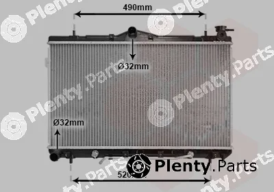 Van Wezel 82002044 — Radiator, engine cooling
