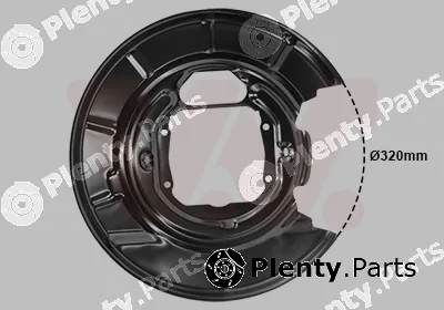 Van Wezel 0639377 — Splash Guard, brake disc