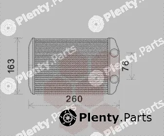 Van Wezel 17006395 — Heat Exchanger, interior heating