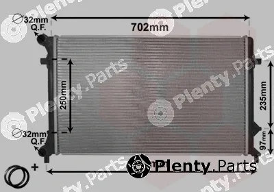 Van Wezel 58002205 — Radiator, engine cooling *** IR PLUS ***