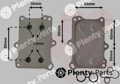 Van Wezel 17013706 — Oil Cooler, engine oil *** IR PLUS ***