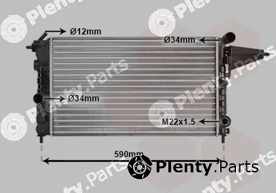 Van Wezel 37002161 — Radiator, engine cooling