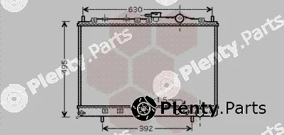 Van Wezel 83002037 — Radiator, engine cooling