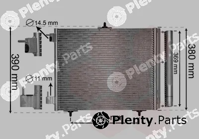 Van Wezel 40005295 — Condenser, air conditioning