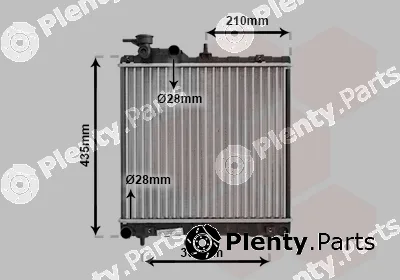 Van Wezel 82002051 — Radiator, engine cooling
