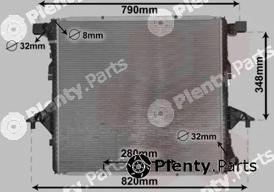 Van Wezel 58002363 — Radiator, engine cooling