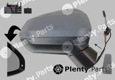 Van Wezel 0372816 — Exterior Mirror * HAGUS *