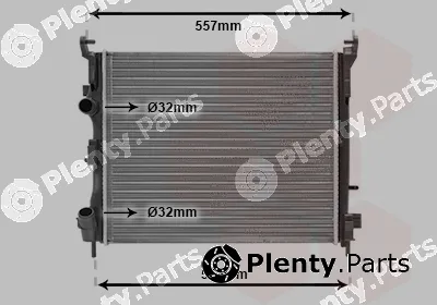 Van Wezel 43002362 — Radiator, engine cooling