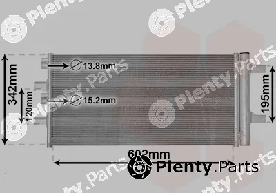 Van Wezel 06015701 — Condenser, air conditioning