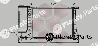 Van Wezel 06002106 — Radiator, engine cooling