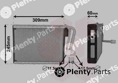 Van Wezel 0600V440 — Evaporator, air conditioning