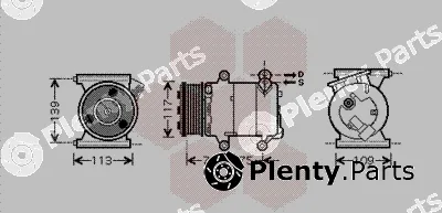 Van Wezel 0200K185 — Compressor, air conditioning