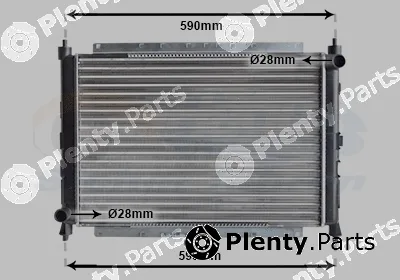 Van Wezel 02002069 — Radiator, engine cooling