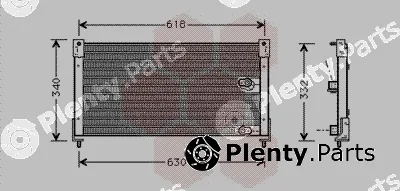 Van Wezel 02005116 — Condenser, air conditioning