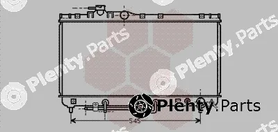 Van Wezel 53002184 — Radiator, engine cooling