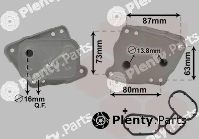 Van Wezel 06003412 — Oil Cooler, engine oil *** IR PLUS ***