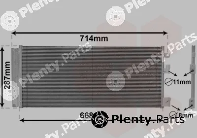 Van Wezel 37015701 — Condenser, air conditioning