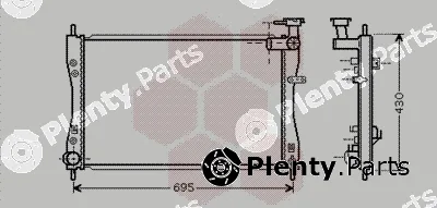 Van Wezel 32002173 — Radiator, engine cooling