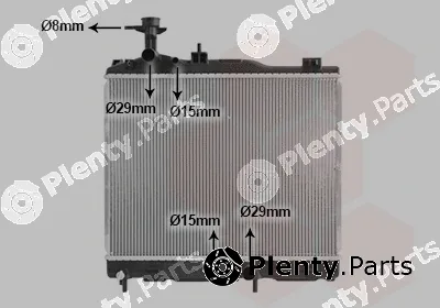 Van Wezel 32002264 — Radiator, engine cooling