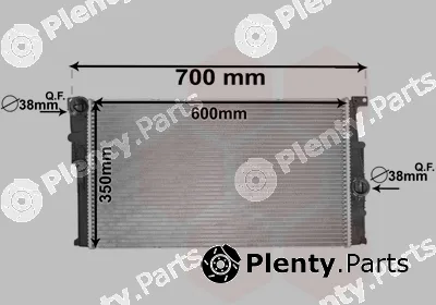 Van Wezel 06002455 — Radiator, engine cooling