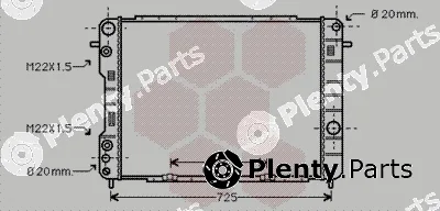 Van Wezel 37002249 — Radiator, engine cooling