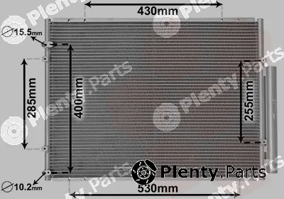 Van Wezel 53005574 — Condenser, air conditioning