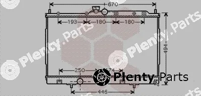 Van Wezel 32002183 — Radiator, engine cooling