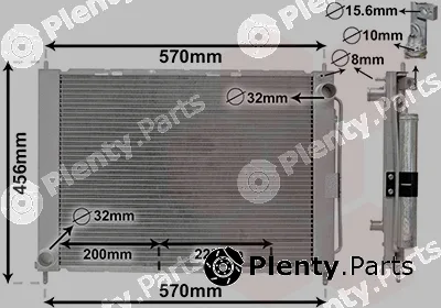 Van Wezel 4300M499 — Radiator, engine cooling
