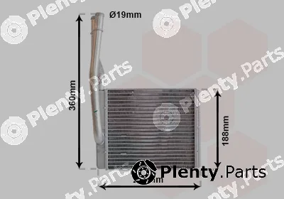 Van Wezel 18006272 — Heat Exchanger, interior heating
