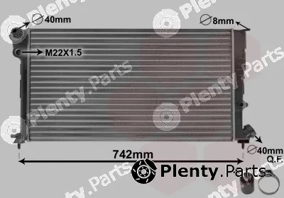 Van Wezel 09002137 — Radiator, engine cooling *** IR PLUS ***