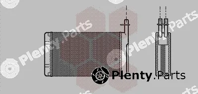 Van Wezel 47006040 — Heat Exchanger, interior heating