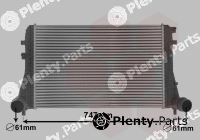 Van Wezel 58004306 — Charge Air Cooler