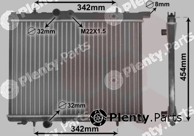 Van Wezel 40002190 — Radiator, engine cooling