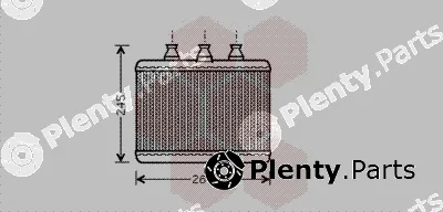 Van Wezel 06006271 — Heat Exchanger, interior heating