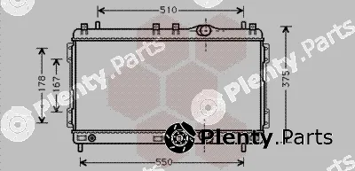 Van Wezel 07002055 — Radiator, engine cooling
