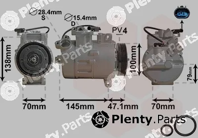 Van Wezel 0600K306 — Compressor, air conditioning *** IR PLUS ***